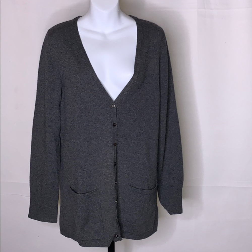 Burberry Brit cashmere gray cardigan size - L